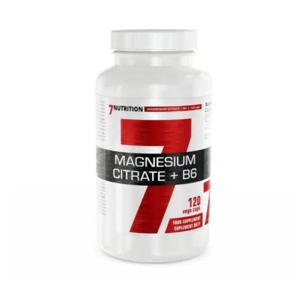 7 NUTRITION MAGNESIUM CITRATE + B6 120 VEGE KAPSULA