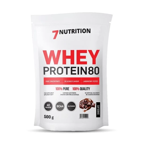 7 NUTRITION WHEY PROTEIN 80 CHOCOLATE 500G