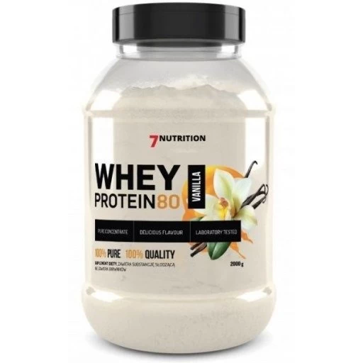 7 NUTRITION WHEY PROTEIN 80 VANILLA 2 kg