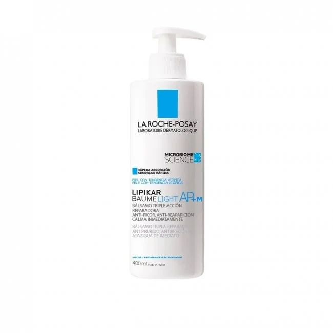 LA ROCHE-POSAY LIPIKAR BAUME LIGHT AP+M 400 ml+ GEL LAVANT 400 ml