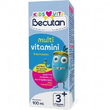 Becutan Kids Vits Multivitamini sirup 100 ml