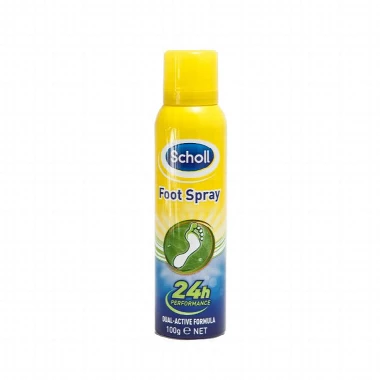 SCHOLL DEO SPREJ ZA STOPALA DUAL ACTIVE 150ML (ZELENI)